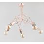 Alfa TANGO COPPER 24325 plafon sufitowy 5x60W/E27 
