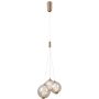 Italux Butero PND-34359-3-HBR-AMB lampa wisząca 3x12W/LED 1095lm 3000K IP20