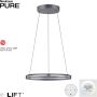 Paul Neuhaus PURE E-LOOP 2551-15 lampa wisząca 2x53W/LED 4480lm 2700-5000k ip20