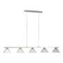 Prezent SYDNEY 25025 lampa wisząca 5x40W/E14 IP20