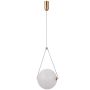 Italux Rastia PND-34361-L-HBR-OPAL lampa wisząca 1x12W/LED 1300lm 3000K IP20