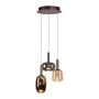 Paul Neuhaus IRIDES 2679-70 lampa wisząca 3x9W/LED 3000K IP20 600lm