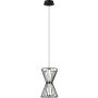 Italux Sanke PND-63849-2-BK lampa wisząca 1x8W/LED 380lm 3000K IP20