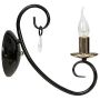 Emibig ZANADOR K1 BLACK 278/K1 kinkiet 1x10W/E14 IP20