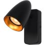 Italux Tino WL-36748-1R-BK-GD kinkiet 1x10W/GU10   IP20