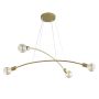 TK Lighting HELIX 2727 lampa wisząca 4x60W/E27  