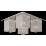 Italux Helios  MX102916-4A lampa sufitowa 4x25W/G9   IP20