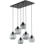 TK Lighting CUBUS GRAPHITE 2833 lampa wisząca 6x60W/E27  