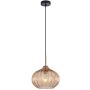 Italux Pansol PND-2940-1S-BRO-AMB lampa wisząca 1x40W/E27   IP20