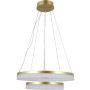 Italux Pantal PND-34533-2L-GD lampa wisząca 2x36W/LED 3600lm 3000K/4000K/6000K IP20