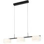 Italux Austis PND-02836-3-BK lampa wisząca 1x24W/LED 3700lm 3000K/4000K/6000K IP20