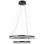 Italux Barlo PND-34526-2L-BK lampa wisząca 2x36W/LED 3100lm 3000K/4000K/6000K IP20