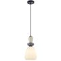 Italux Domali PND-36816-1D-BK-WH lampa wisząca 1x40W/E27   IP20