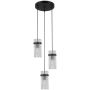 Italux Merto PND-40930-3A-BK lampa wisząca 3x40W/E14   IP20