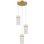 Italux Merto PND-40930-3A-GD lampa wisząca 3x40W/E14   IP20
