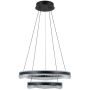 Italux Morte PND-34535-2L-BK lampa wisząca 2x70W/LED 4900lm 3000K/4000K/6000K IP20