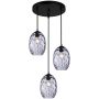 Italux Novala PND-3031-3A-BK-SG lampa wisząca 3x40W/E27   IP20