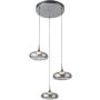 Italux Tenele PND-24028-3A-SILV lampa wisząca 3x21W/LED 1300lm 3000K IP20