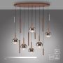 Paul Neuhaus BOWL 2288-23 lampa wisząca 12x7W/LED 1935lm 2700k ip20