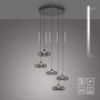 Paul Neuhaus POSH 15694-15 lampa wisząca 5x6,3W/LED 1450lm 3000k ip20