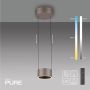 Paul Neuhaus PURE CLIPSE 2471-97 lampa wisząca 2x5W/LED 250lm 2200-5000k ip20