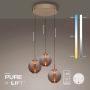 Paul Neuhaus PURE E-Infinity 2222-97 lampa wisząca 3x7W/LED 560lm 2200-5000k ip20