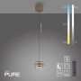 Paul Neuhaus PURE FALLING RINGS 2503-97 lampa wisząca 1x8W/LED 310lm 2200-5000k ip20