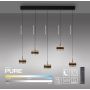 Paul Neuhaus PURE FALLING RINGS 2504-18 lampa wisząca 5x8W/LED 1500lm 2200-5000k ip20
