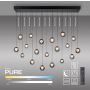 Paul Neuhaus PURE POPUP 2589-15 lampa wisząca 19x3W/LED 2050lm 2200-5000k ip20