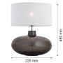 Argon SEKWANA 3050 lampka stołowa 1x15W(Max)/E27 IP20
