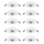 Eglo GEDREZ 300187 downlight wpuszczany 10x4.9W/LED 5200lm 2700K, 4000K, 6500K IP20