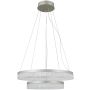 Italux Pantal PND-34533-2L-SILV lampa wisząca 2x36W/LED  3000K/4000K/6000K IP20