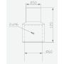 Norlys Akcesoria 3060GA redukcja Ø60/Ø50