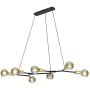 Trio CROSS 306700732 lampa wisząca 7x28w/e27   ip20
