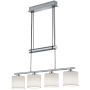 Trio GARDA 305400401 lampa wisząca 4x28w/e14   ip20