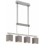 Trio GARDA 305400441 lampa wisząca 4x28w/e14   ip20