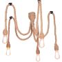 Polux ROPE 312921 lampa wisząca 5x12W LED/E27