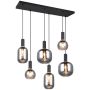 Trio DIVA 319800632 lampa wisząca 6x10w/e27   ip20