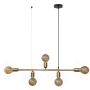 TK Lighting Tobi Gold 3559 lampa wisząca 5x15W/E27 IP20