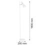 Argon LUKKA 3891 lampa podłogowa 1x15W/E27  IP20