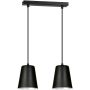 Emibig MILAGRO 2 BLACK / WHITE 396/2 lampa wisząca 2x15W/E27 IP20