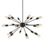 AZzardo ORBIT 40446-18BK lampa wisząca 18x60W/E27 