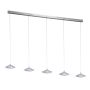 Milagro ELLIPSE 415 lampa wisząca 5x5W/LED 4000K