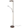 Trio BARRIE 424210304 lampa podłogowa 2x38w/led 4000lm+600lm 2700+4000k ip20