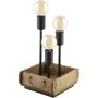 Eglo WOOTTON 43594 lampka stołowa 3X40W/E27 IP20