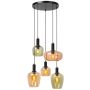 Lucide ILONA 45408/15/99 lampa wisząca 5x40w/e27   ip20