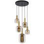 Lucide JOANET 45494/15/65 lampa wisząca 5x40w/e27   ip20