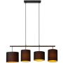 Lucide MAYA 45409/04/30 lampa wisząca 4x40w/e27   ip20