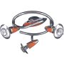 Prezent ZEUS CH/ORANGE 473 spot 3x40w/e14_r50   