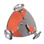 Prezent ZEUS CH/ORANGE 474 spot 3x40W/E14/R50 IP20